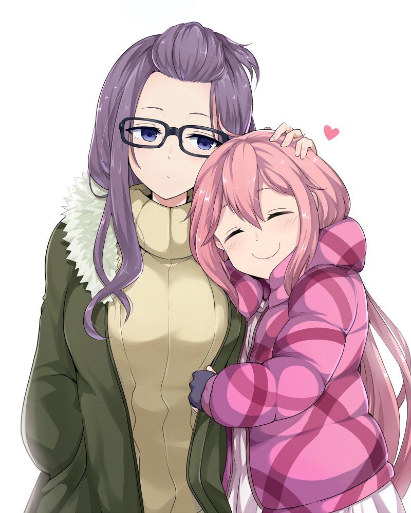 kagamihara nadeshiko and kagamihara sakura (yurucamp) drawn by kasai_shin