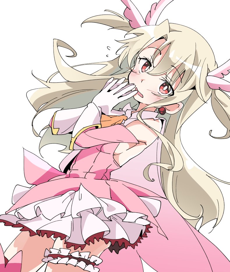 illyasviel von einzbern and prisma illya (fate and 1 more) drawn by ixy