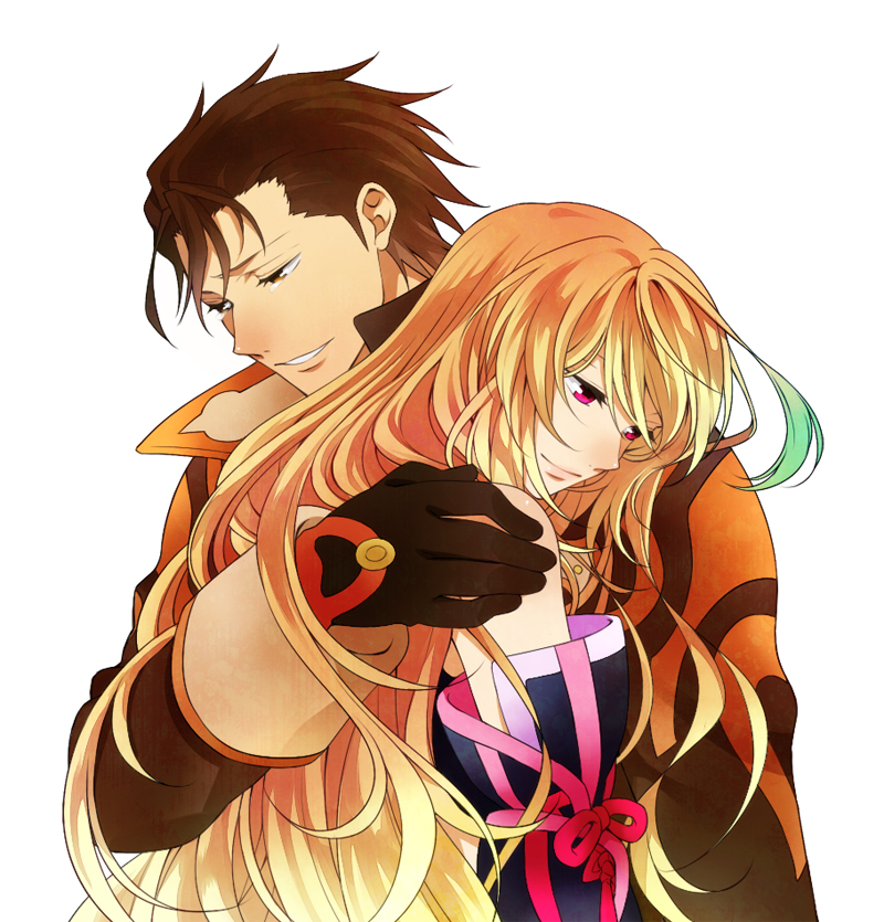 milla maxwell and alvin (tales of and 1 more) drawn by kazu_sanbon