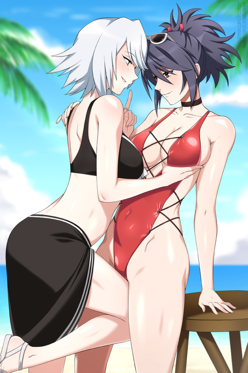 fujibayashi sheena and raine sage (tales of and 1 more) drawn by lindaroze