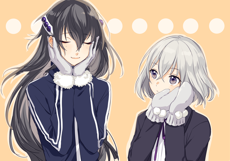 honebami toushirou and juzumaru tsunetsugu (touken ranbu) drawn by oisih