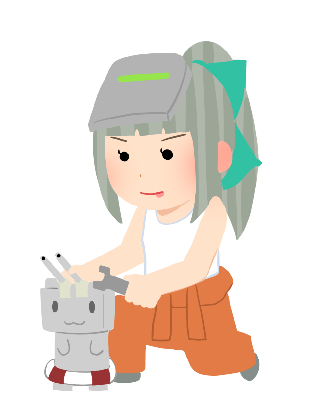 rensouhou-chan and yuubari (kantai collection and 1 more) drawn by yano_toshinori