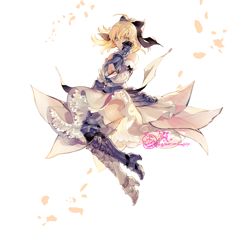 artoria pendragon and saber lily (fate and 1 more) drawn by funpjinju