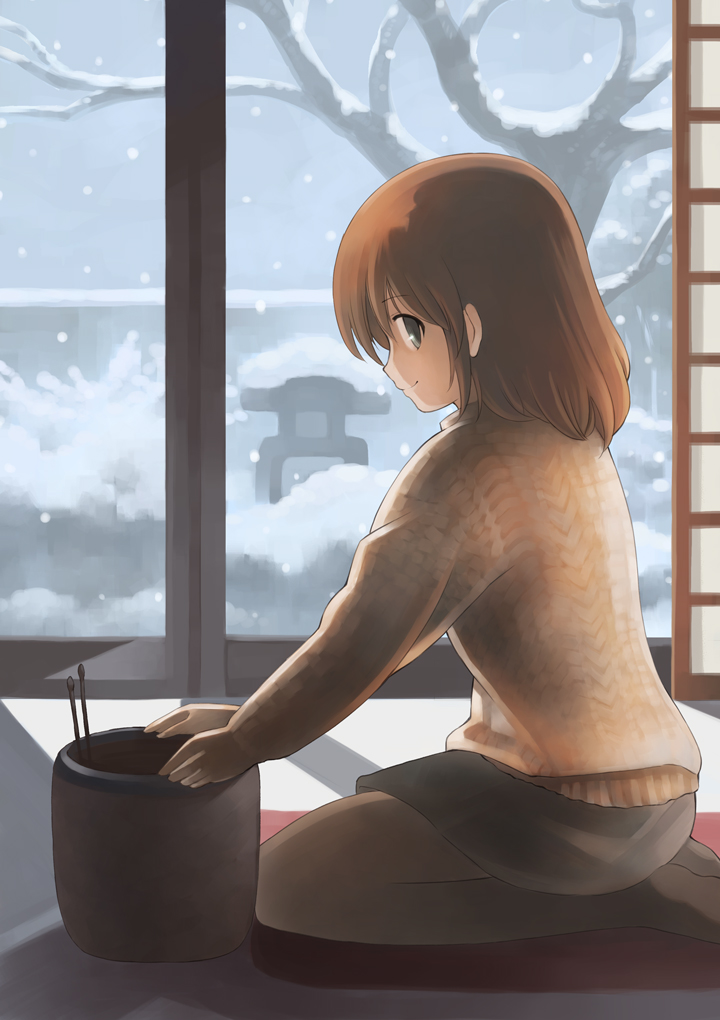 akatsuki miho (gendai ninjakko zukan and 1 more) drawn by kouno_hikaru