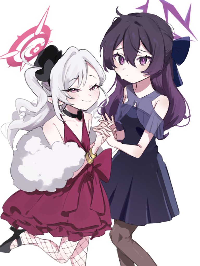 mutsuki and haruka (blue archive) drawn by picopico_hanma