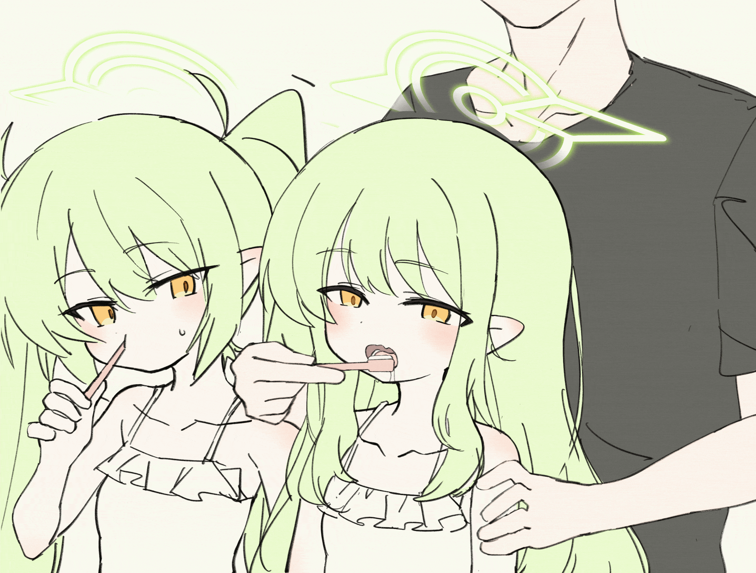 hikari and nozomi (blue archive) drawn by meng_yin