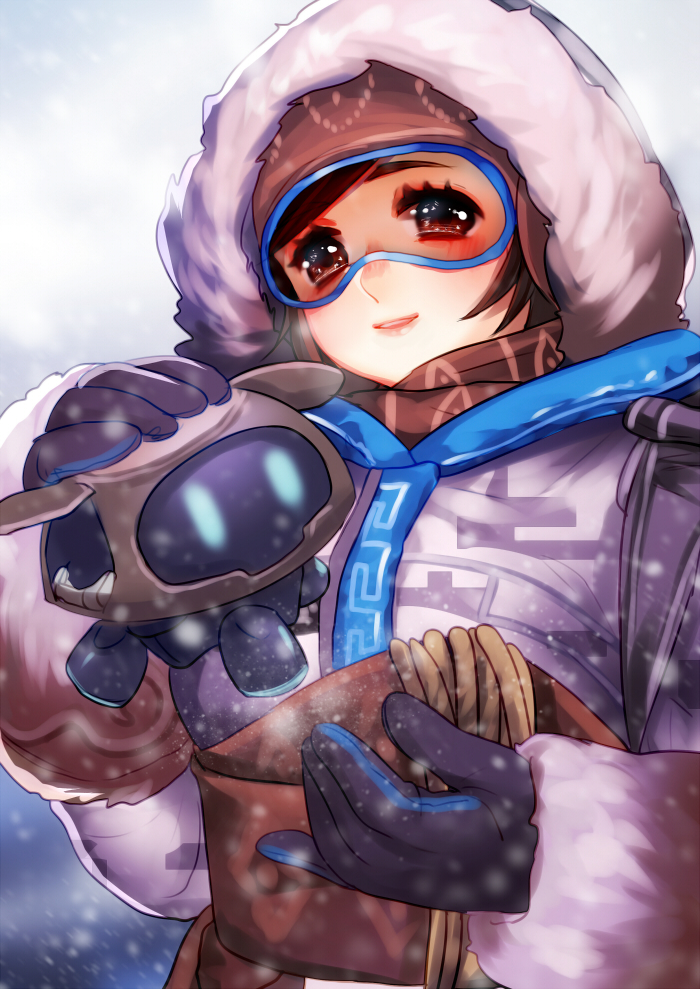 mei (overwatch and 1 more) drawn by anyezi