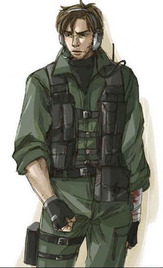 solid snake and iroquois pliskin (metal gear and 1 more) drawn by hal_akane