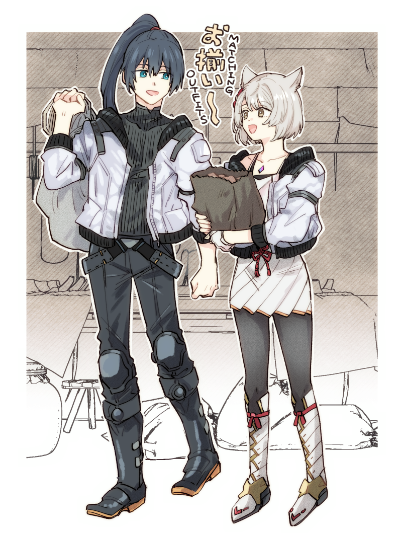 mio and noah (xenoblade chronicles and 1 more) drawn by sudachips