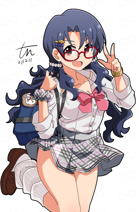 takayama sayoko (idolmaster and 1 more) drawn by tun