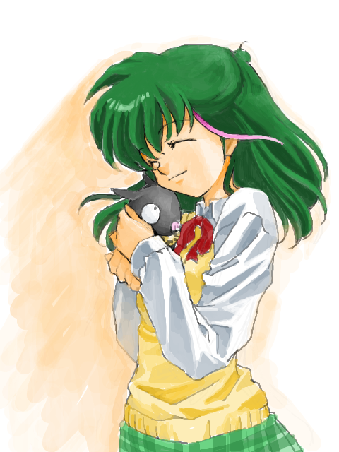 p-chan and unryuu akari (ranma 1/2) drawn by nekomaru_(nekohouse)