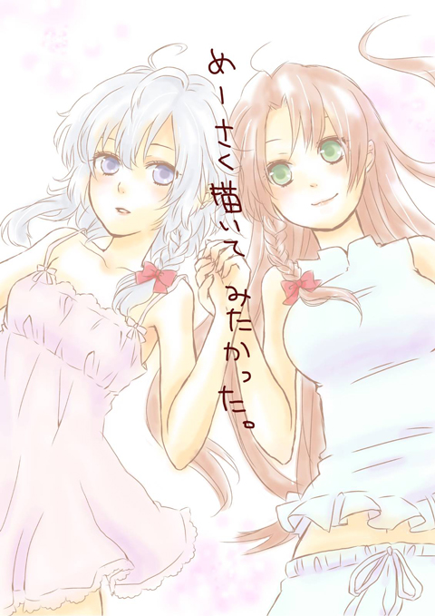 izayoi sakuya and hong meiling (touhou) drawn by chitose_(usacan)