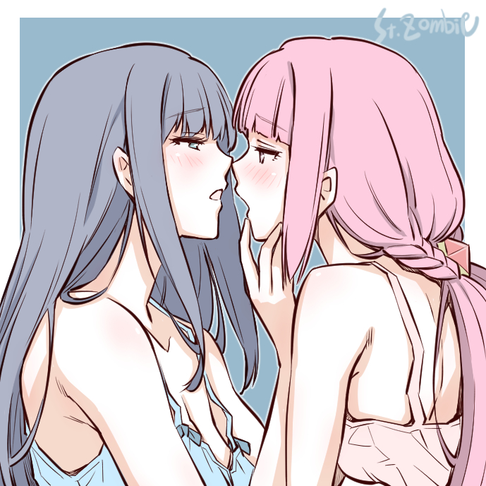 tamaki iroha and nanami yachiyo (mahou shoujo madoka magica and 1 more) drawn by studiozombie