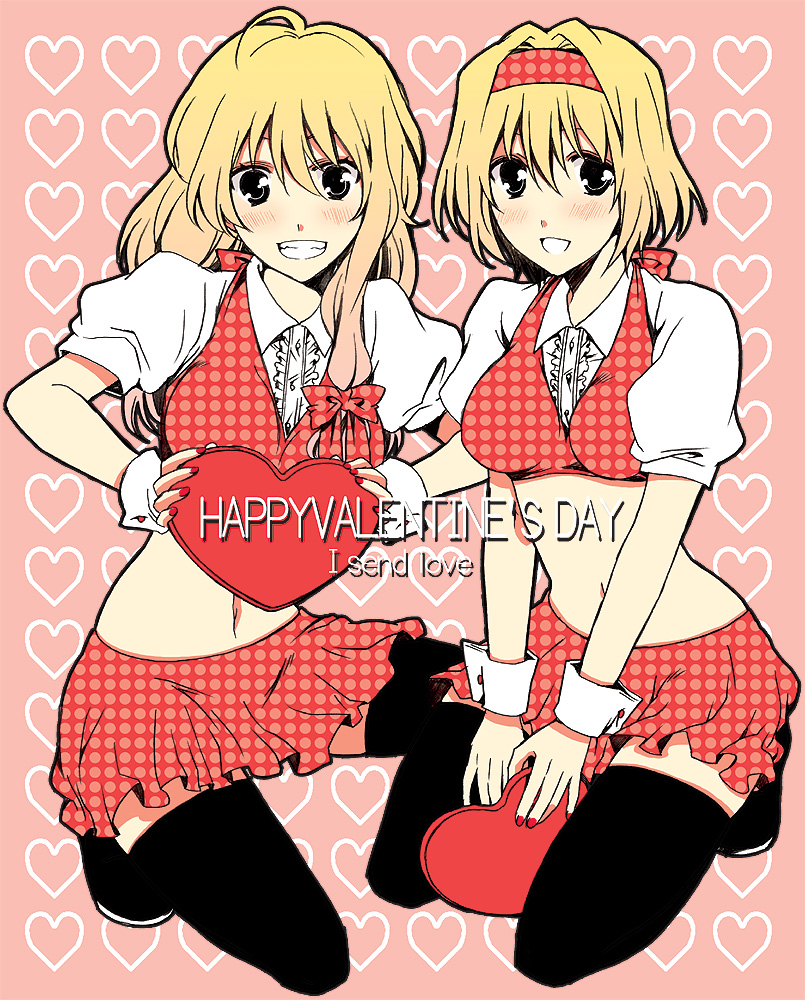 kirisame marisa and alice margatroid (touhou) drawn by nakayama_miyuki