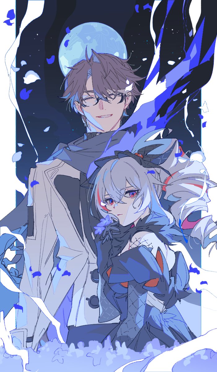 bronya zaychik and welt yang (honkai and 1 more) drawn by kk69to5zf08044