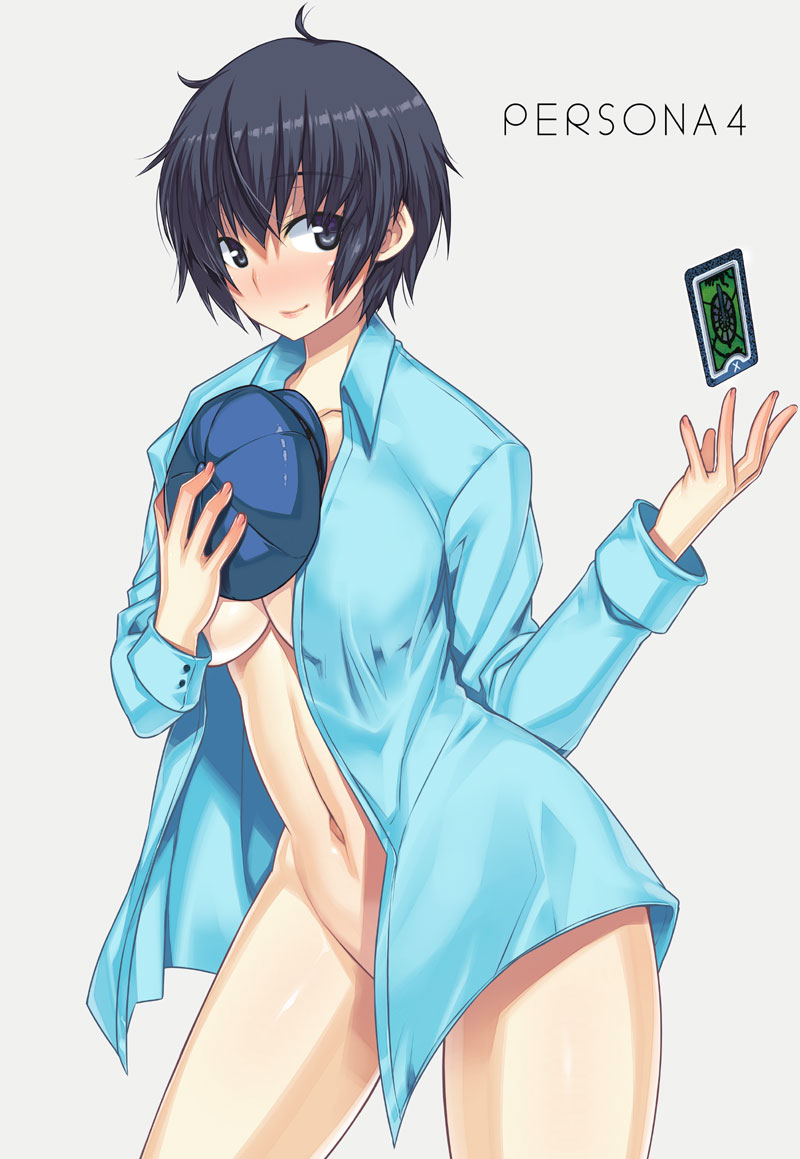 shirogane naoto (persona and 1 more) drawn by darabuchi