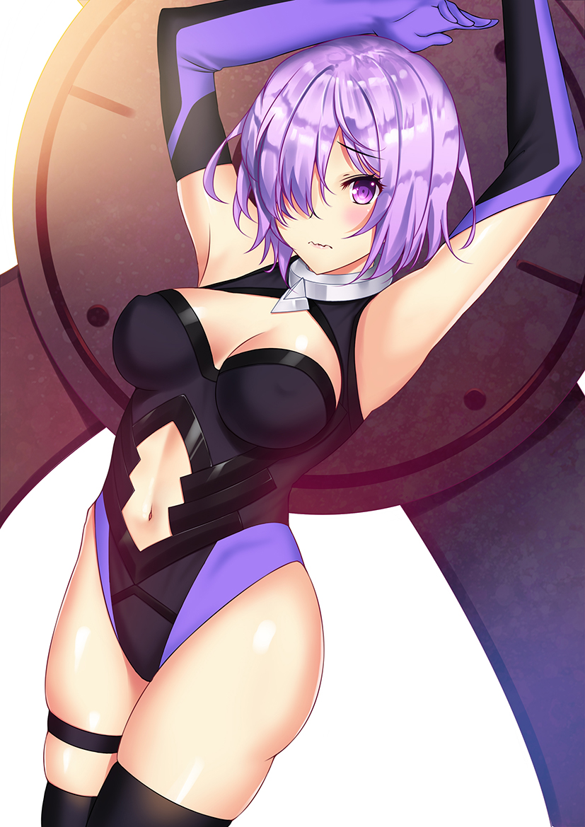 mash kyrielight (fate and 1 more) drawn by majin_(kiidoumajin)