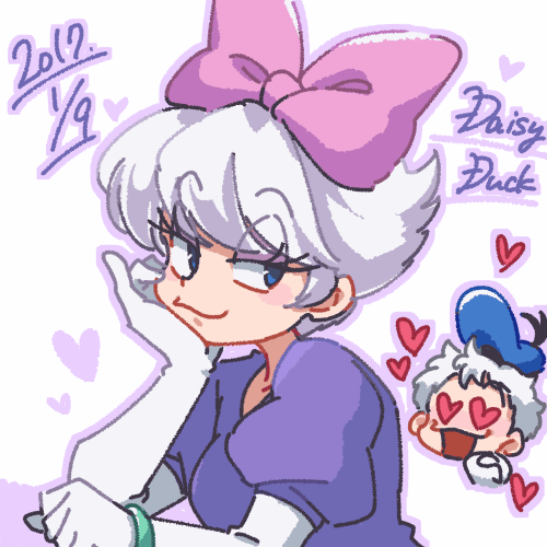 donald duck and daisy duck (mickey mouse & friends) drawn by tomatok0