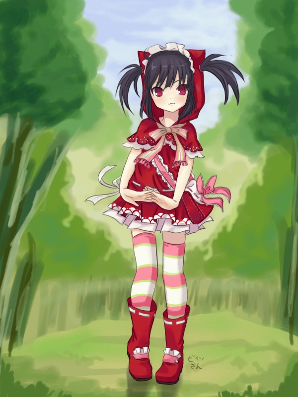 little red riding hood and kooh (little red riding hood and 1 more) drawn by bingsang