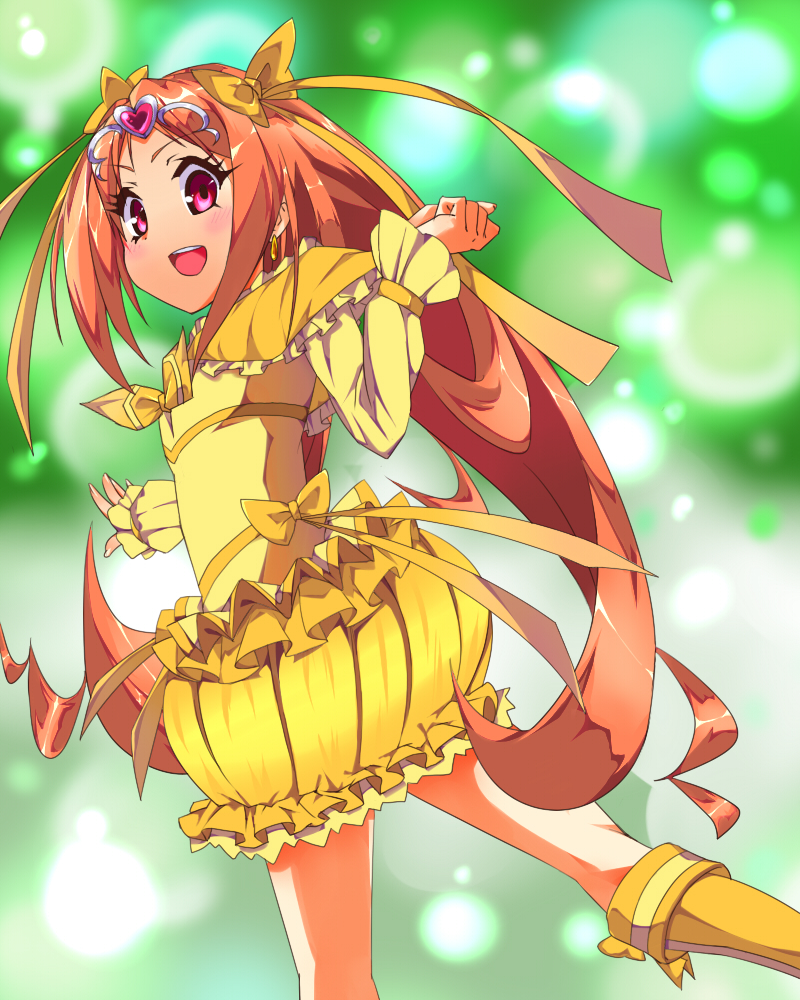 shirabe ako and cure muse (precure and 1 more) drawn by ginopi