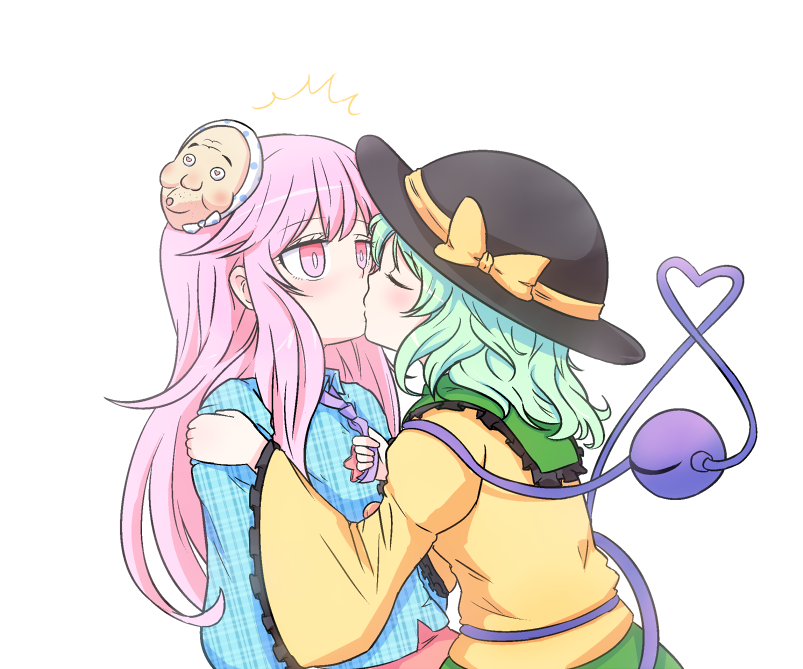 komeiji koishi and hata no kokoro (touhou) drawn by ajia_(otya3039)