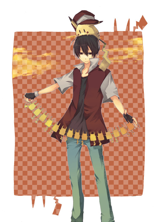 pikachu, red, and pixiv red (pokemon and 1 more)