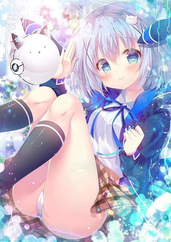 kafuu chino and tippy (gochuumon wa usagi desu ka? and 1 more) drawn by mitsumomo_mamu