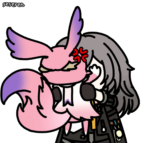 trailblazer, stelle, and mem (honkai and 1 more) drawn by seseren