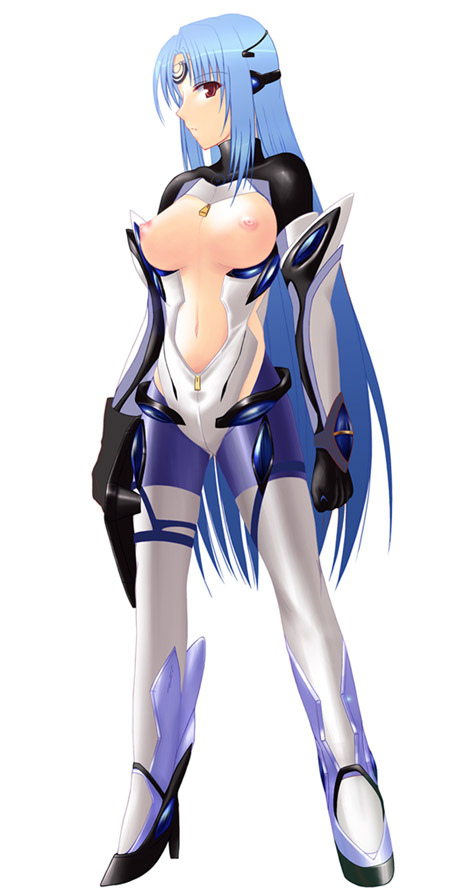 kos-mos and kos-mos ver. 3 (xenosaga and 1 more) drawn by umminchu