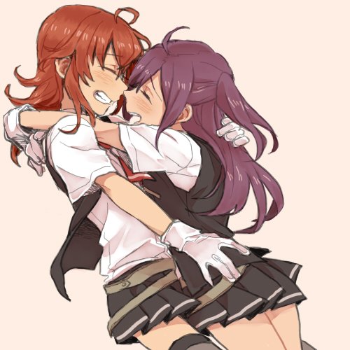 hagikaze and arashi (kantai collection) drawn by ree_(re-19)