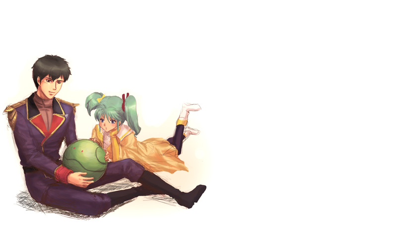 haro, quess paraya, and gyunei guss (gundam and 1 more) drawn by izumi_rion