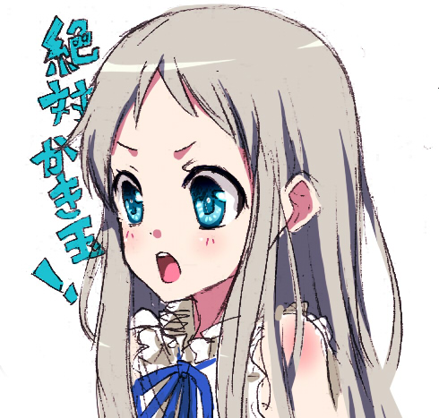 honma meiko (ano hi mita hana no namae wo bokutachi wa mada shiranai.) drawn by yuki_(siroikona)