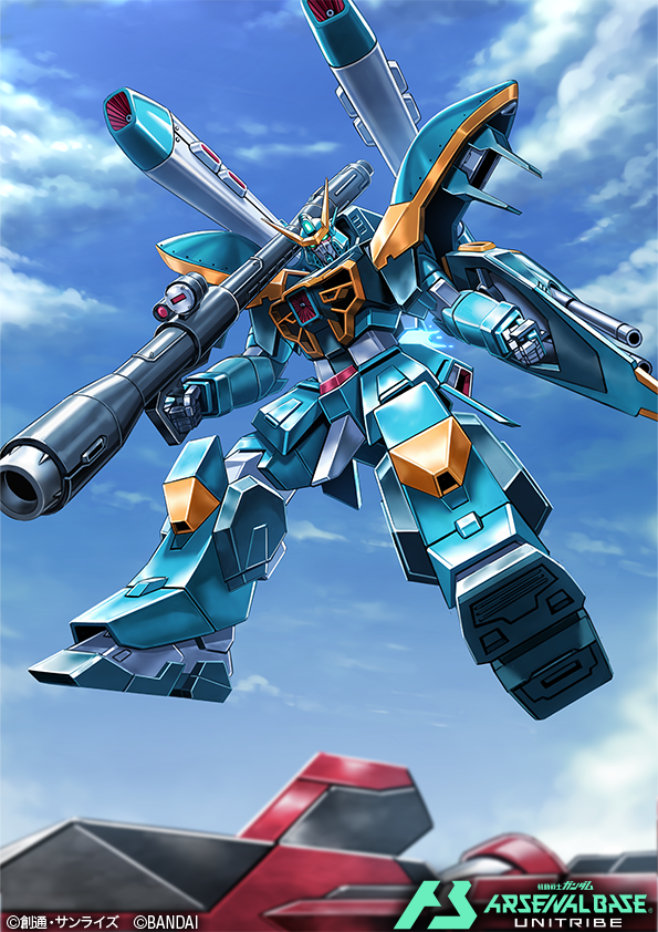 calamity gundam and raider gundam (gundam and 2 more) drawn by amasaki_yusuke