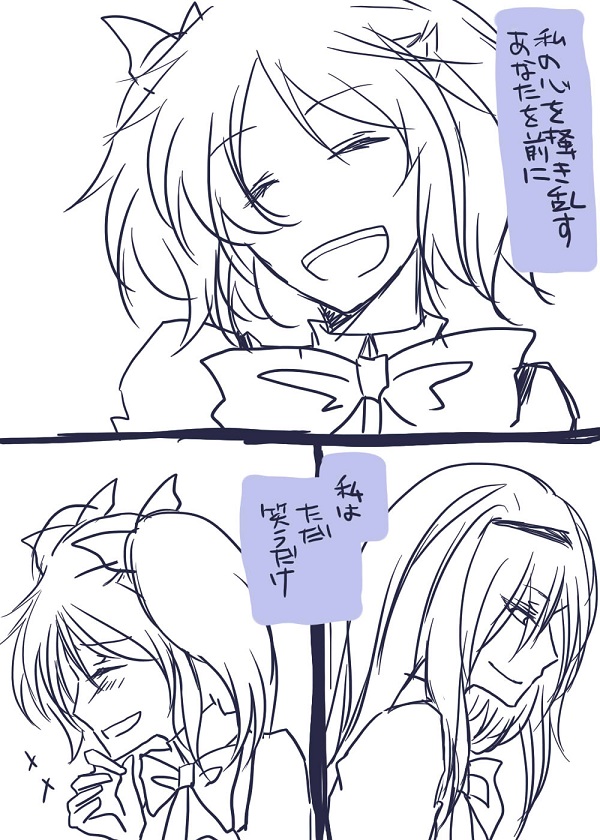 akemi homura and kaname madoka (mahou shoujo madoka magica) drawn by aaria_ooria