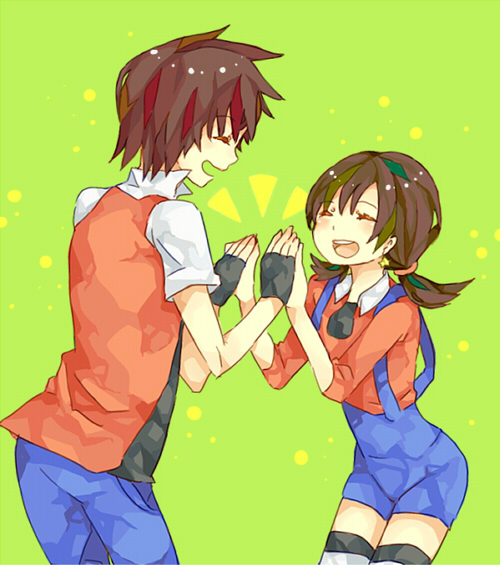 red and kris (pokemon and 1 more) drawn by miro_(mikuro)