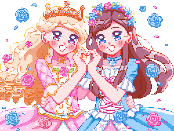 barbie, anneliese, and erika (barbie and 1 more) drawn by ru_(toyhamu)