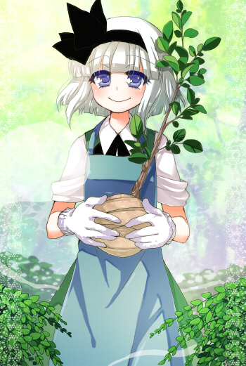 konpaku youmu (touhou) drawn by midori_(green_tea)