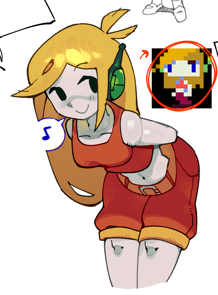 curly brace (doukutsu monogatari) drawn by amaya_daisuke and inktaru