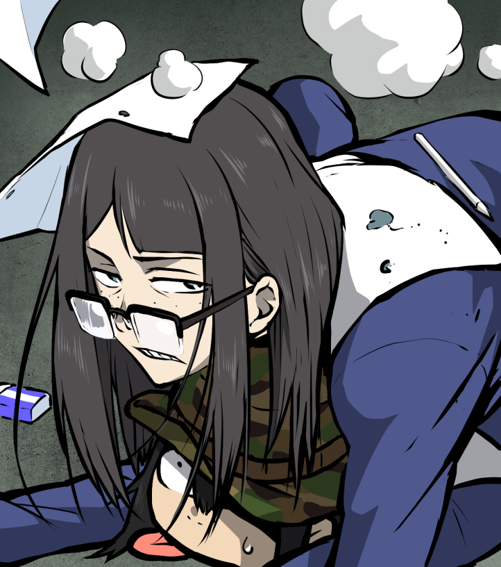kanamori sayaka and asakusa midori (eizouken ni wa te wo dasu na! and 1 more) drawn by henriiku_(ahemaru)