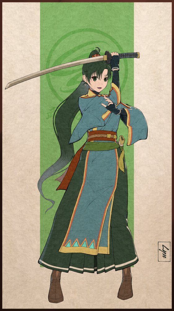 lyn (fire emblem and 1 more) drawn by yonaga_nagaduki