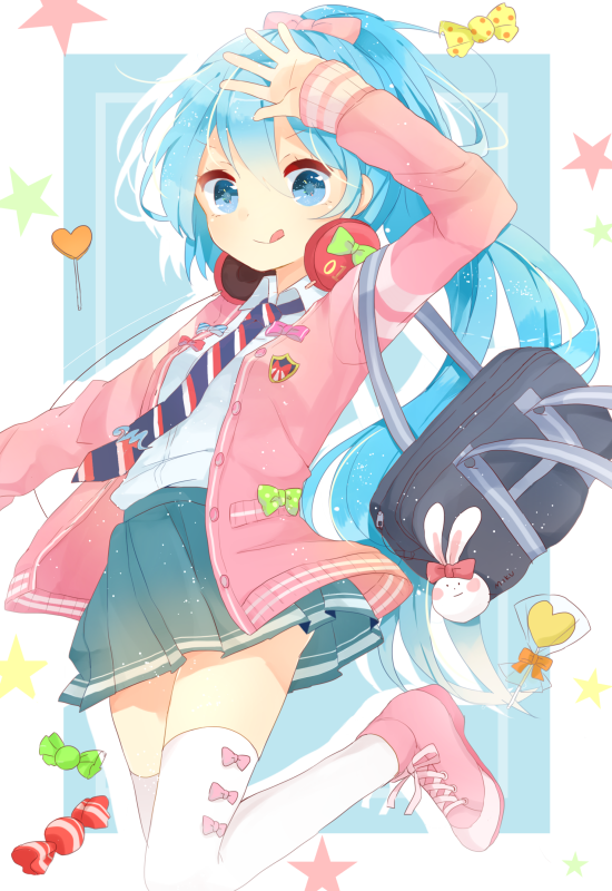 hatsune miku (vocaloid and 2 more) drawn by jimmy_madomagi