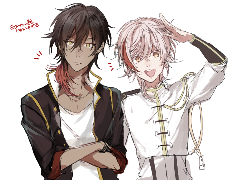ookurikara and monoyoshi sadamune (touken ranbu) drawn by waltz_(tram)