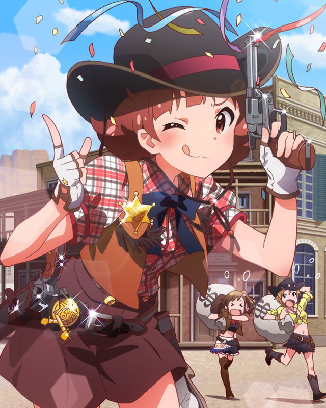 futami mami, ibuki tsubasa, and nonohara akane (idolmaster and 1 more)