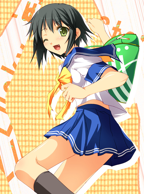 kusakabe misao (lucky star) drawn by nakano_sora