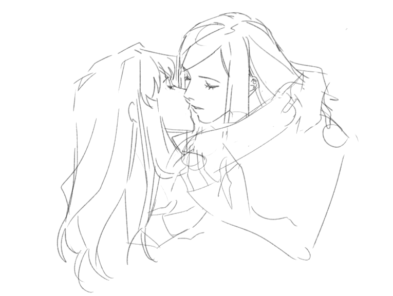 kuga natsuki and fujino shizuru (my-hime) drawn by guri_gom