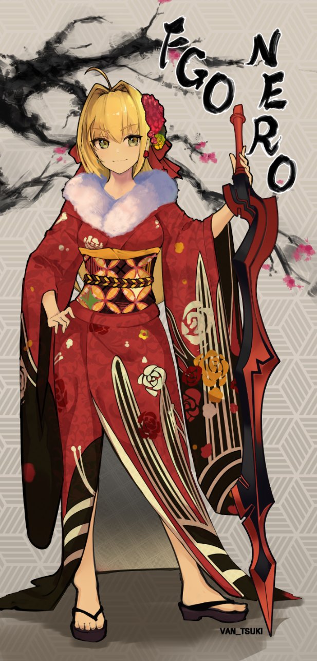 nero claudius (fate and 2 more) drawn by vantsuki