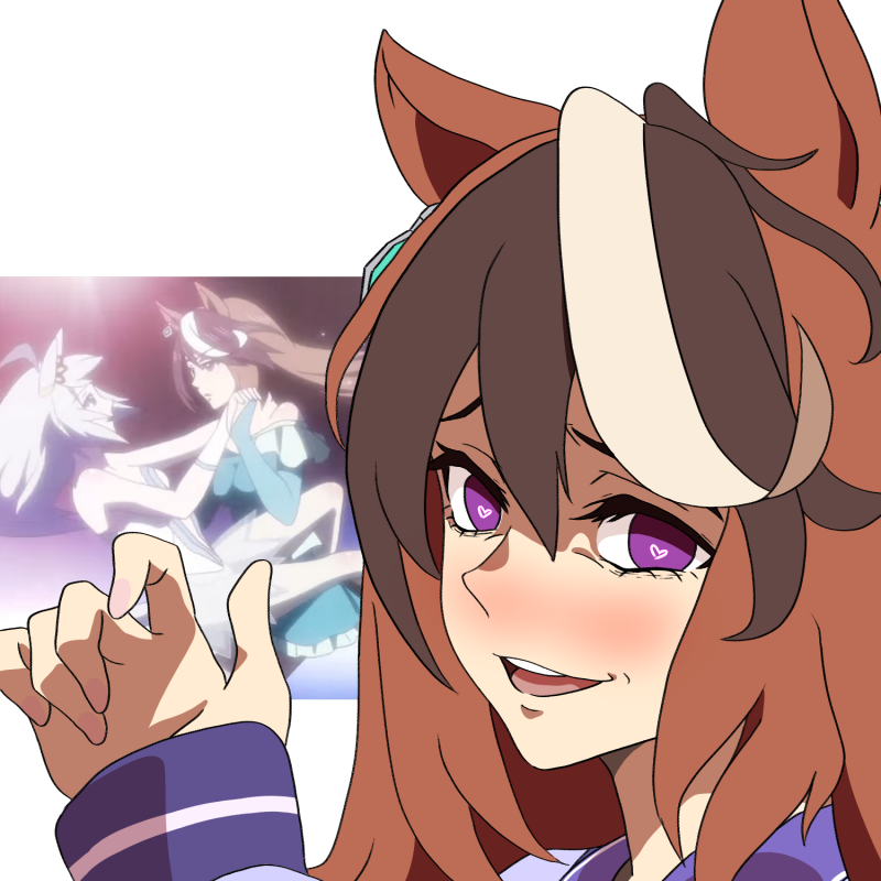 symboli rudolf and oguri cap (umamusume and 1 more) drawn by don't_bully_suzuka