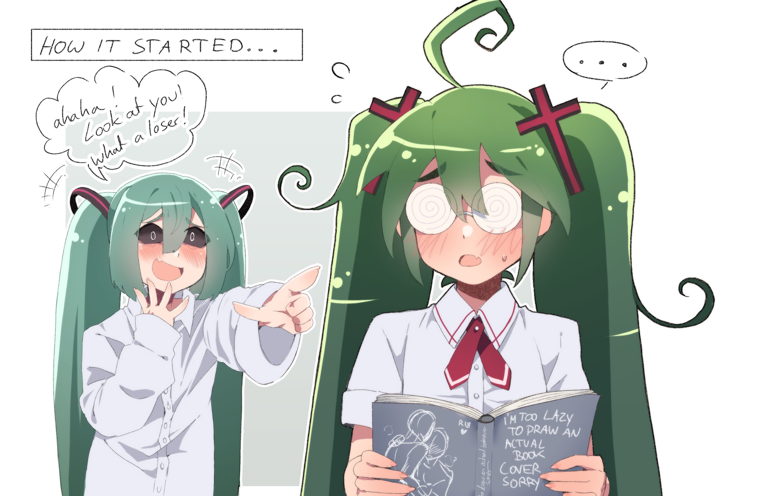 Hatsune Miku And Hatsune Miku vocaloid And 2 More Drawn By sawtowne-confessions-of-a-rotten-girl-ft-hatsune-miku-sub-espa-ol