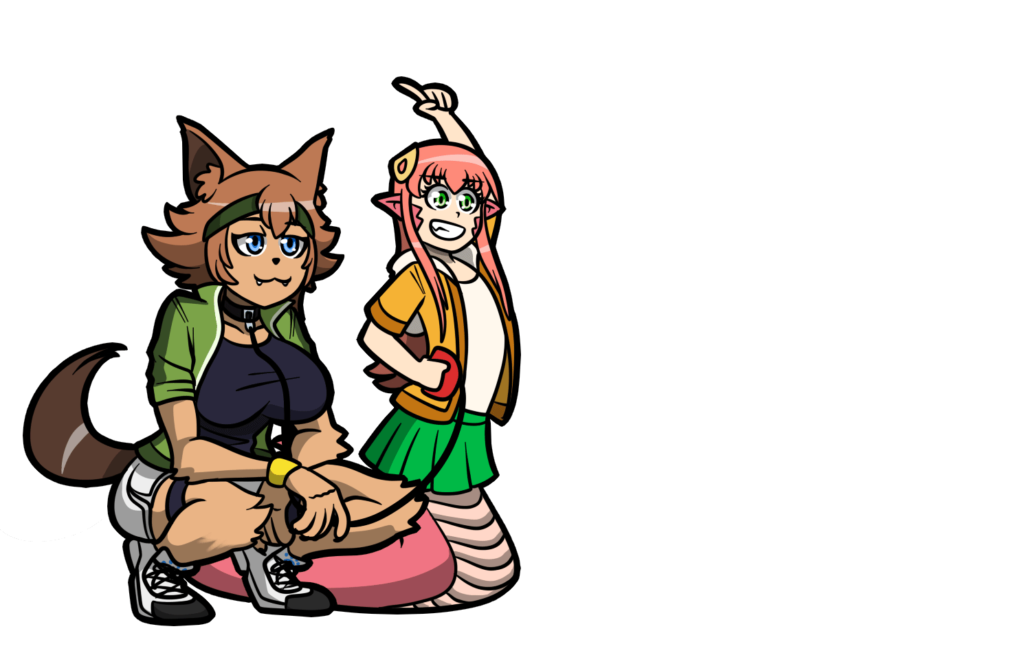 polt and mika (original and 1 more) drawn by janusjan