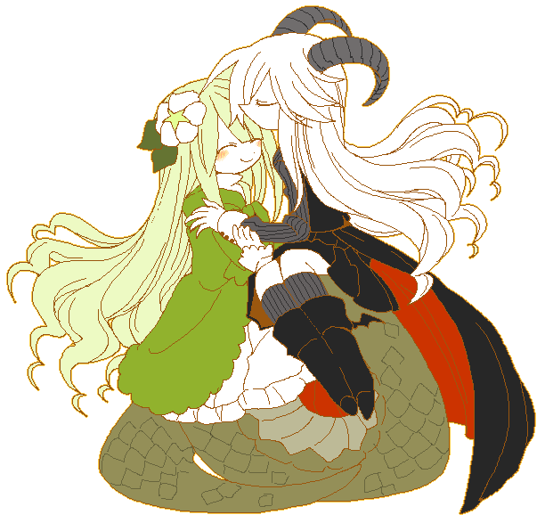 reficul and sin (funamusea and 1 more) drawn by funamusea_(artist)